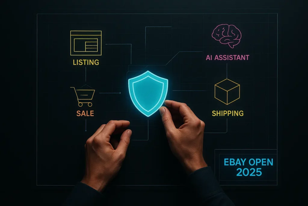 An image showing the added features that enhances eBay seller protection in eBay open 2025