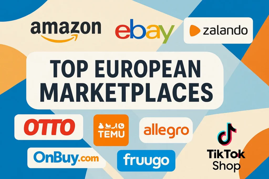 Image showing different Top European online Marketplaces for Multi-Channel Ecommerce growth