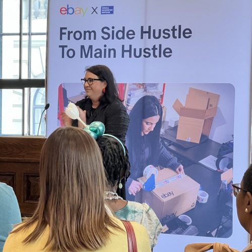 image showcasing from side hustle to main hustle event